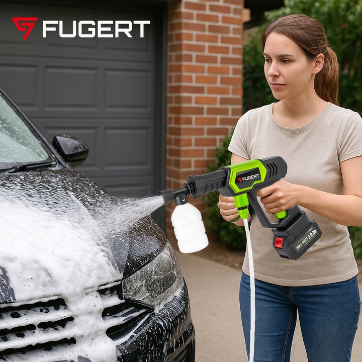 MYJKA CIŚNIENIOWA AKUMULATOROWA BEZPRZEWODOWA 2XAKU 21V MULTI DYSZA