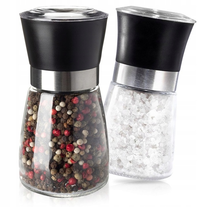 2x Młynek PIEPRZU SOLI mielenia przypraw młynki zestaw młynków