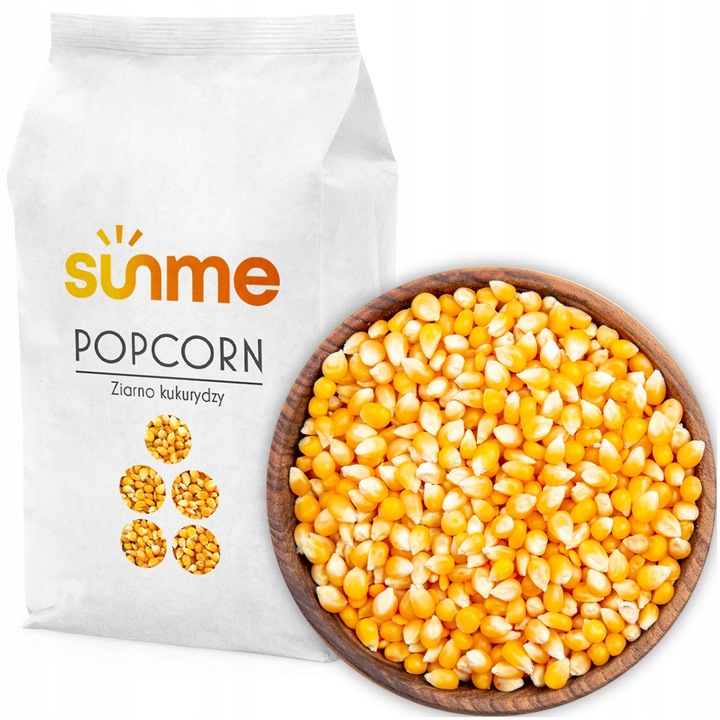 Kukurydza POPCORN 5 kg do prażenia ZIARNO 5000g bez soli PREMIUM JAKOŚĆ 5kg