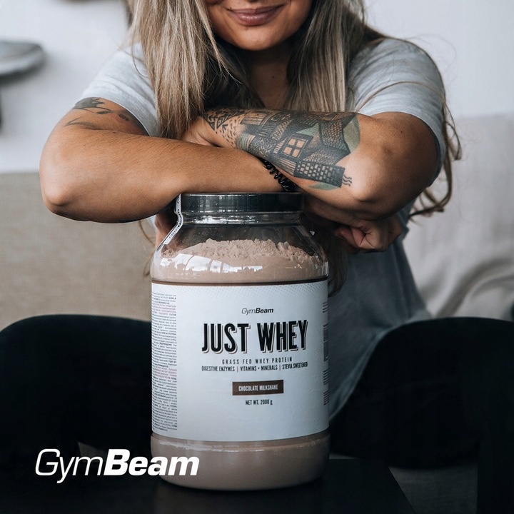 ODŻYWKA BIAŁKO SERWATKOWE JUST WHEY PREMIUM WPC GymBeam 2000g wanilia