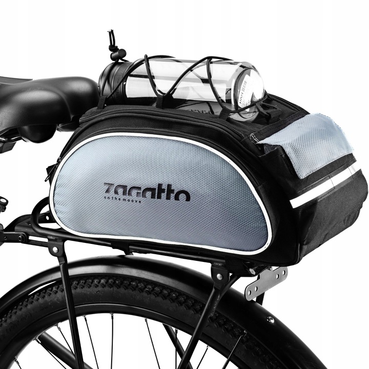 Torba rowerowa sakwa na bagażnik kufer pojemna torba na rower ZAGATTO