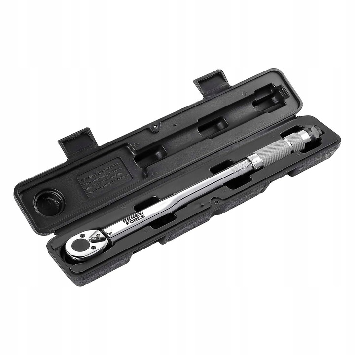 Klucz Dynamometryczny 3/8 7-112nm 370mm z Blokadą Dwukierunkowy z Etui