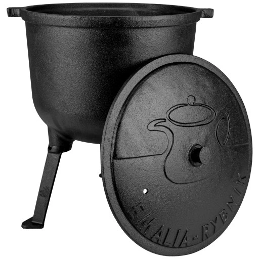 KOCIOŁEK ŻELIWNY Myśliwski 10L Garnek na ognisko