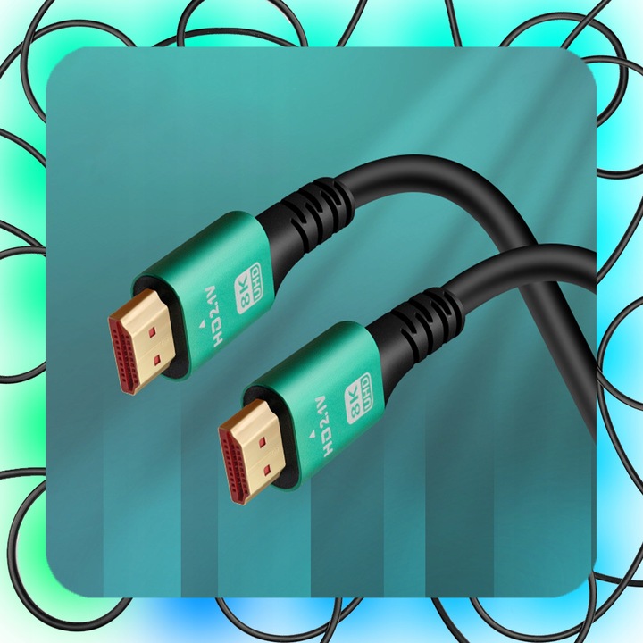 KABEL HDMI 2.1 V PREMIUM ULTRA HIGH SPEED UHD 8K 4K144Hz 10m 8K