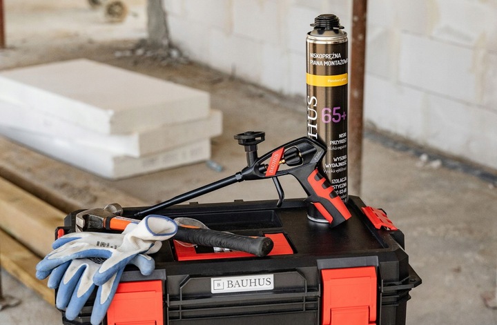 PISTOLET do piany montażowej kleju pianokleju metalowy TEFLONOWY