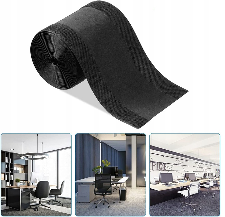 TAŚMA RZEP MASKOWNICA KABLI DYWANU WYKŁADZINY 5m