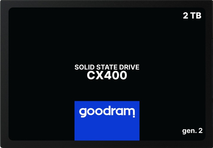 Dysk SSD GOODRAM 2TB CX400 G.2 2,5 SATA3 3D technologia 3D NAND Flash