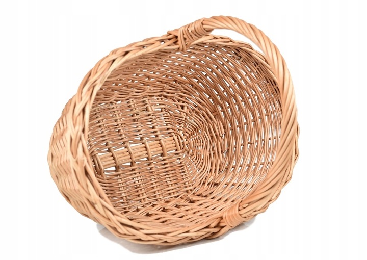 Kosz WIKLINOWY na GRZYBY eco Koszyk do lasu, zbioru GRZYBOBRANIE