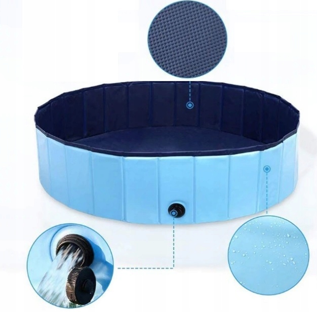 BASEN DLA PSA Z ANTYPOŚLIZGOWYM SPODEM 120 x 30 CM