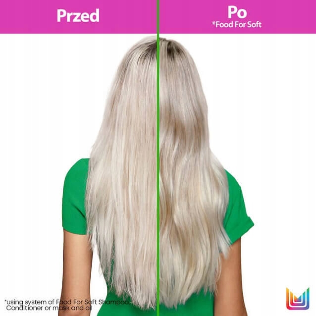 Matrix food for soft Zestaw nawilżający do włosów Szampon 300 Odżywka 300ml