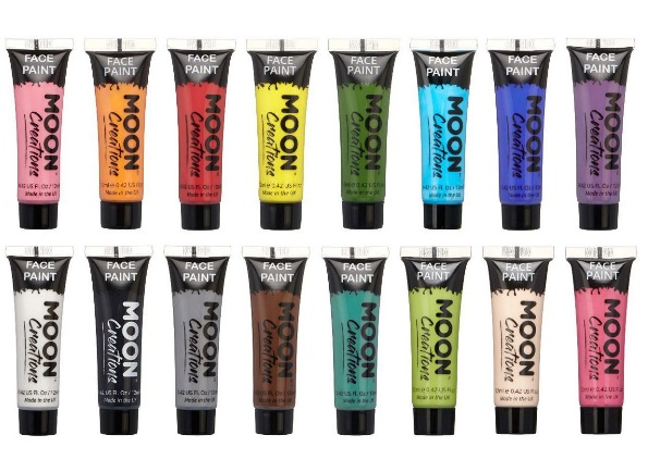 Farba do twarzy i ciała MOONGLOW Czarna