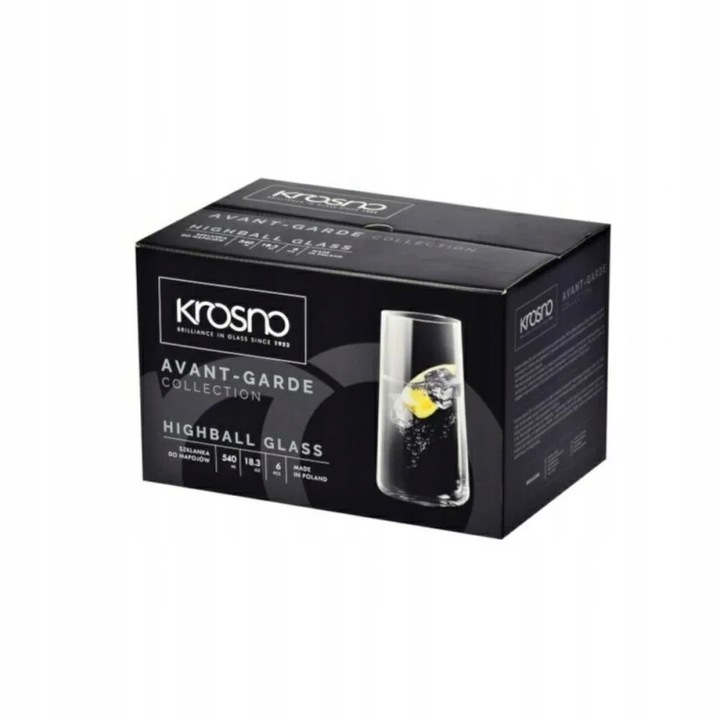 Szklanki do napojów Avant-Garde 540 / 550 ml Krosno