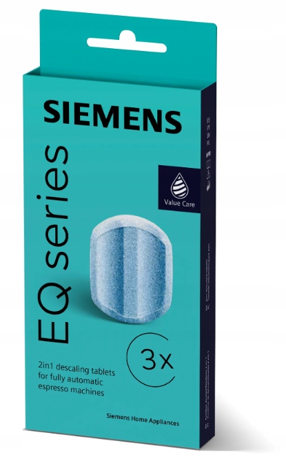 Zestaw do czyszczenia ekspresów ciśnieniowych Siemens TZ8001B +