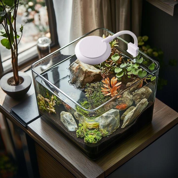 LAMPKA LED KRUGER MEIER DO AKWARIUM 10L-40L MOCNA ROŚLINNA