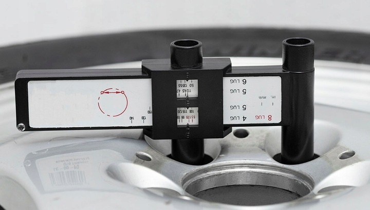 Suwmiarka Miernik do Pomiaru Rozstawu Śrub Felg