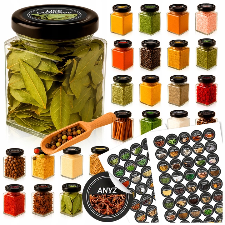 24x POJEMNIKI NA PRZYPRAWY DŻEM SŁOICZKI SZKLANE SŁOIKI 120 ml 80x