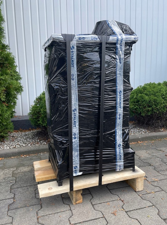 Piec koza piecyk szamotowy 17,5 cegieł stal 2 mm ATEST EKODESIGN