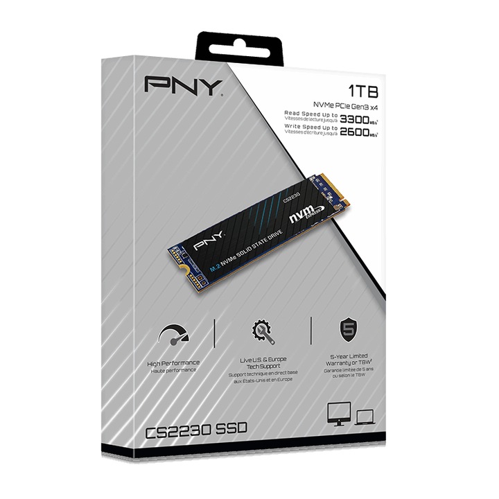 Dysk SSD PNY 1TB CS2230 M.2 2280 NVMe
