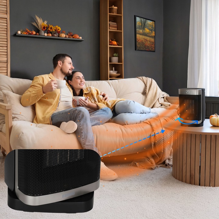 Termowentylator Farelka EBERG NOX Grzejnik elektryczny kolumnowy 2000W