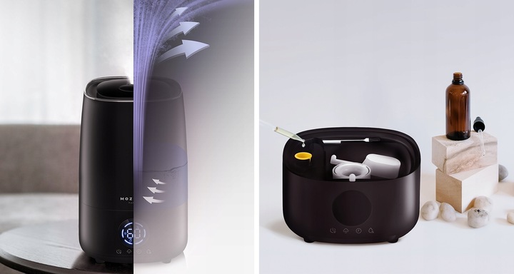 NAWILŻACZ POWIETRZA LAMPKA NOCNA AUTOMATYCZNY JONIZATOR DYFUZOR +