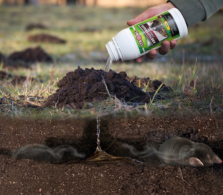 ŚRODEK NA KRETY PREPARAT OPRYSK ODSTRASZACZ KRETOTERROR PŁYN STRONG