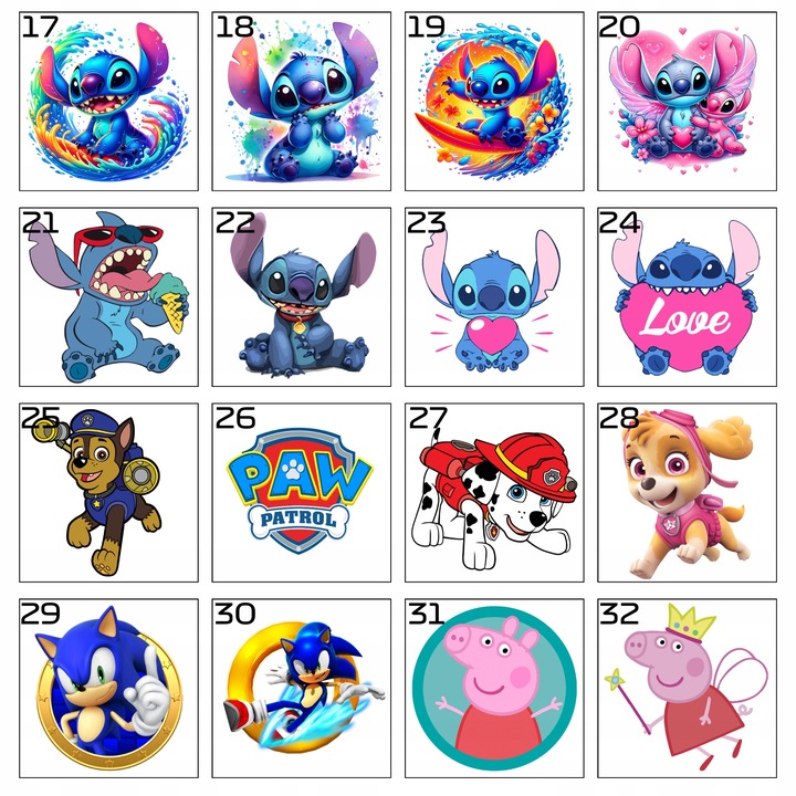 Naklejki Imienne Na Ubrania TERMO NAPRASOWANKI Imienniki METKI Zestaw