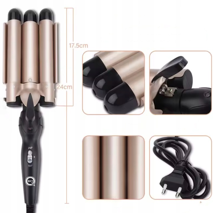 FALOWNICA DO STYLIZACJI WŁOSÓW KARBOWNICA LOKÓWKA REGULACJA