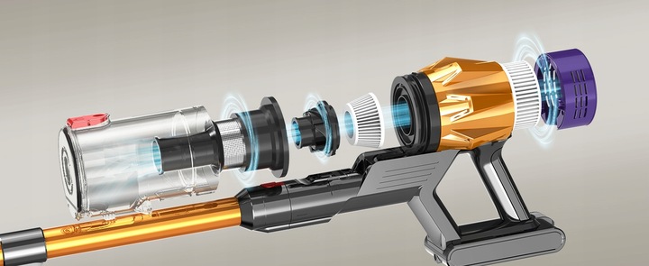 Odkurzacz bezprzewodowy Blossom V18 pionowy 50000PA 550W do domu /