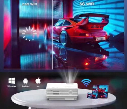 Projektor lcd akatuo xr31 fullhd wifi bluetooth zoom USZKODZONE OPAKOWANIE