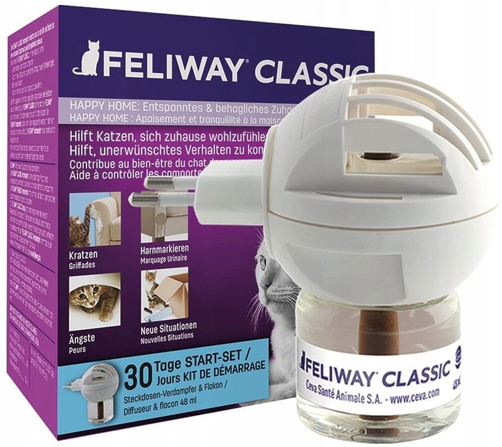 FELIWAY DYZFUZOR + wkład 48 ml feromony dla kota