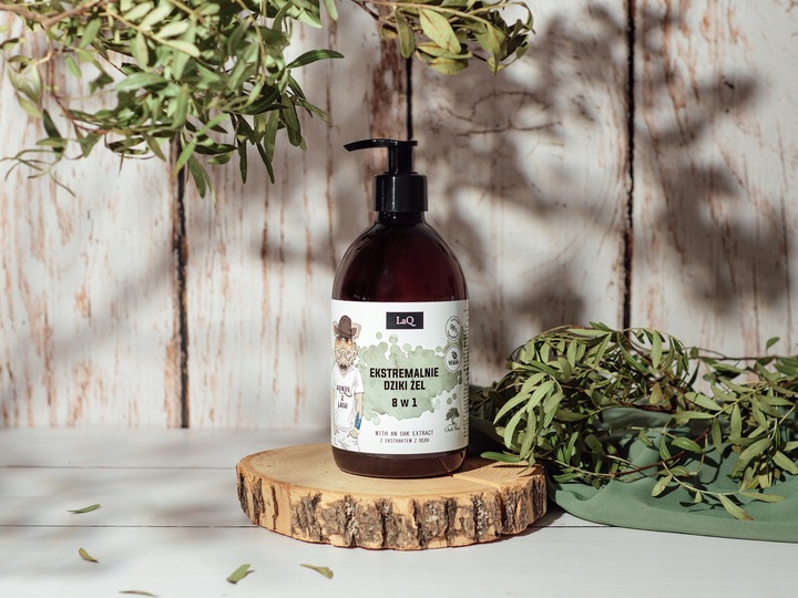 Żel pod prysznic męski dla faceta DZIKUS Z LASU 500ml LaQ