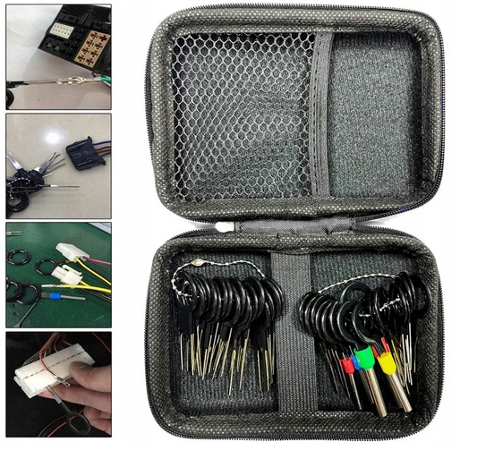 KLUCZE WYJMAKI DO DEMONTAŻU PINÓW KONEKTORÓW RADIA KOSTEK ZESTAW XXL