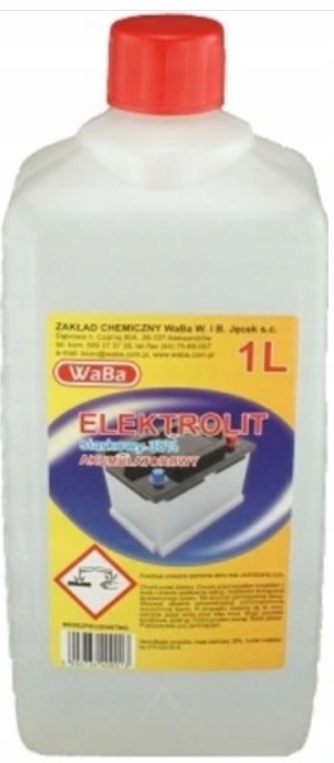 WABA ELEKTROLIT 1L KWAS AKUMULATOROWY PREMIUM