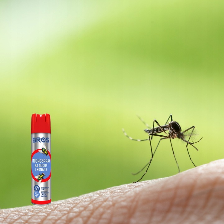 Muchospray BROS 750ml Muchozol Na Muchy Mole Muszki Owady Komary