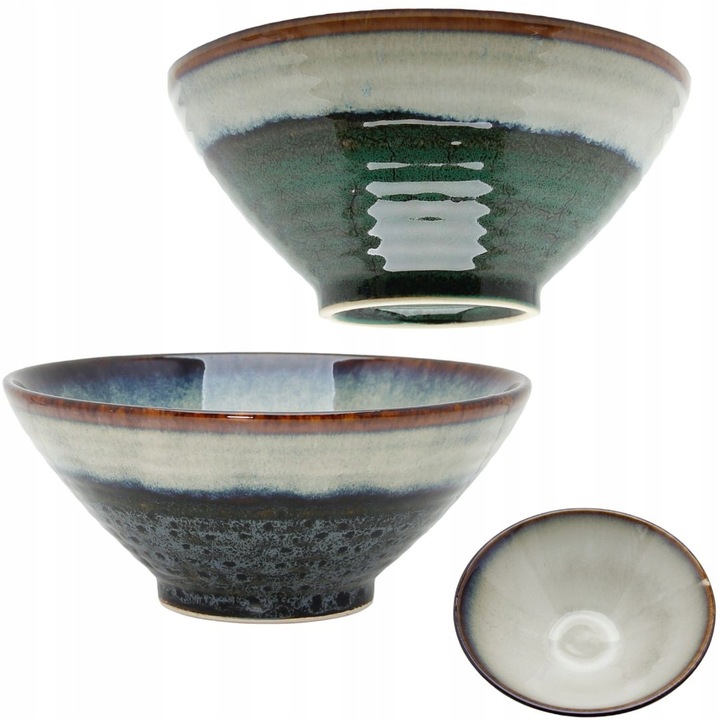 MISKA TALERZ GŁĘBOKI DO MAKARONU ZUPY RAMEN 1L MISECZKA OBIADOWA 20cm