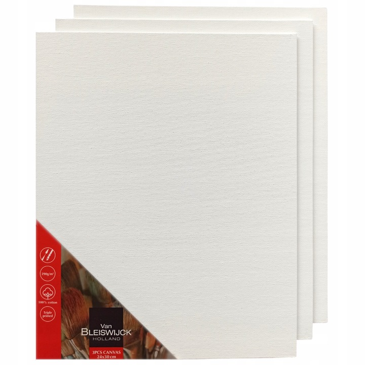 Farby Akrylowe Zestaw Farb Akrylowych 24x12ml Płótna Pędzle 10 szt Paleta