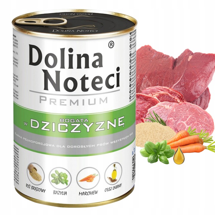 DOLINA NOTECI Premium Mix Smaków karma dla psa mokra 24 x 400g bezzbożowa