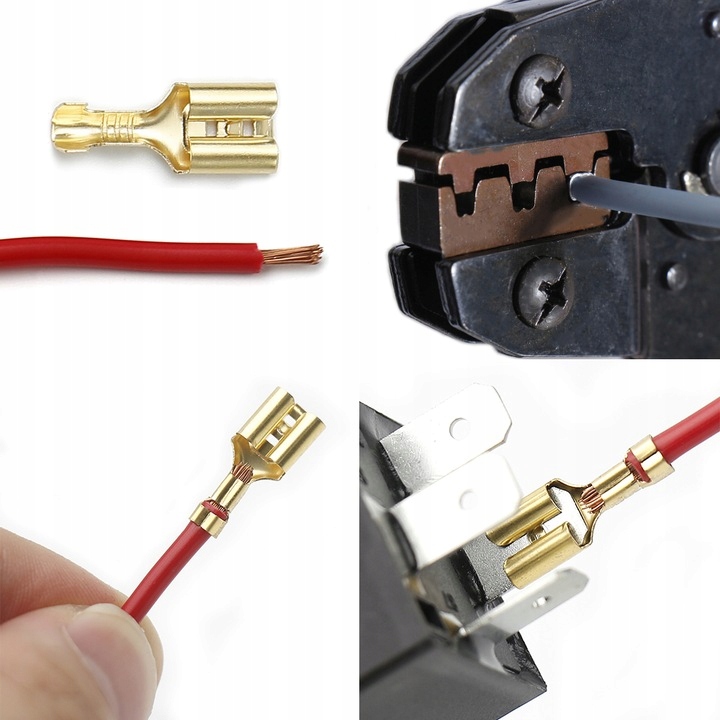 Zaciskarka praska konektorów zestaw samochodowych duży zestaw złącza