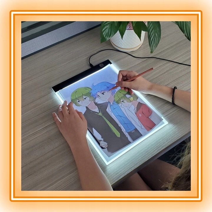 TABLET GRAFICZNY TABLICA DZIECI RYSOWANIA DESKA KREŚLARSKA LED + 5 GRATISÓW