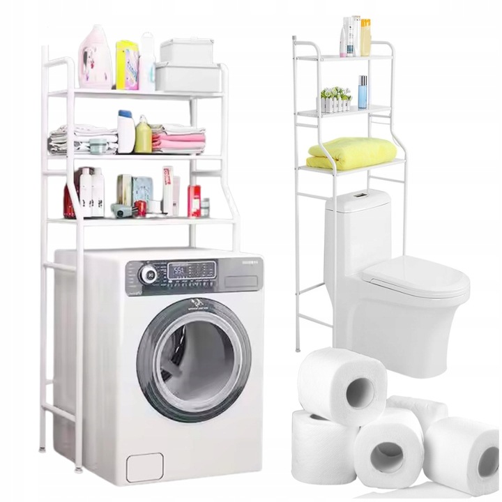 Półka nad toaletę pralkę wc stojak do łazienki szafka łazienkowa