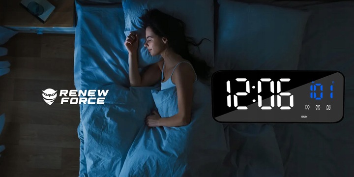 ZEGAR ELEKTORNICZNY BUDZIK LED NOWOCZESNY DESIGN WYSOKA FUNKCJONALNOŚĆ