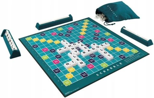 NA PREZENT GRA SCRABBLE ORIGINAL Y9616 wersja polska gra słowna + GRATIS