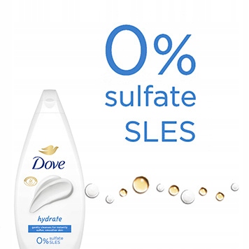 DOVE Essential Care Hydrate Żel pod prysznic 3 x 720ml