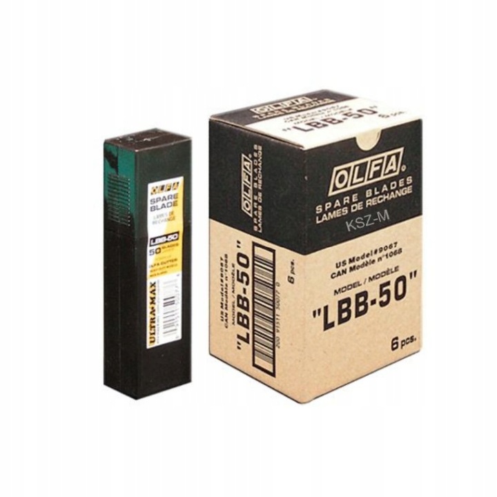 OLFA LBB-50 ostrza 18 mm Excel Black 50 szt., opakowanie zbiorcze