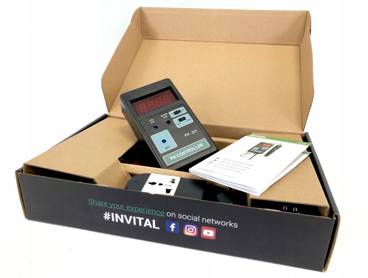 INVITAL komputer pH z sondą