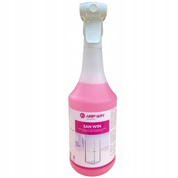 Środek Pianka do Sanitariatów Łazienek KABIN PRYSZNICÓW 1L HAP WIN GRATISY