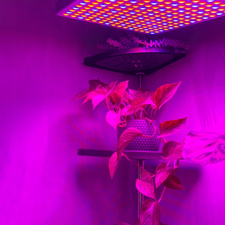 Lampa do Wzrostu Roślin Panel do Uprawy 225 LED + Liny Mocna 36W Wisząca