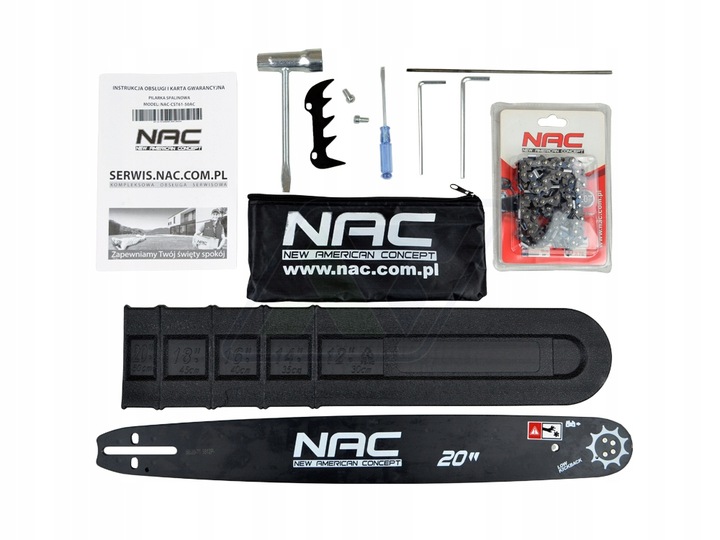 NAC CST61-50AC PIŁA ŁAŃCUCHOWA SPALINOWA 3,9 KM PROWAD. 51 CM