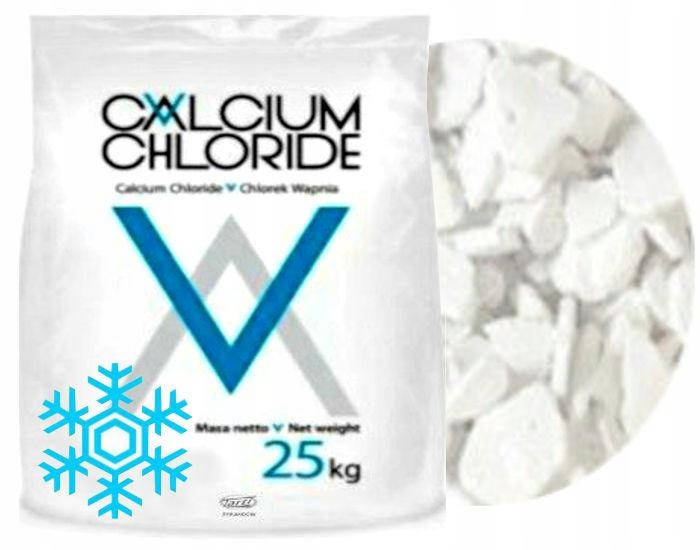 CHLOREK WAPNIA CIECH QEMETICA 25KG DO ODMRAŻANIA I USUWANIA ŚNIEGU