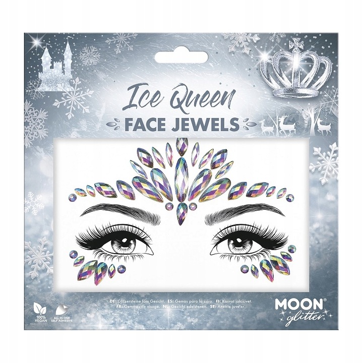 Naklejki 3D na Twarz MOONGLOW Ice Queen
